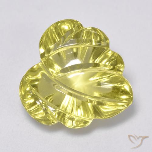 7.36ct Натуральный Светло-желтый Кварц, причудливая, Прозрачный