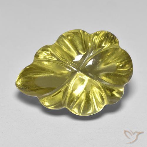 6.98ct Натуральный Светло-золотисто-желтый Кварц, причудливая, Прозрачный