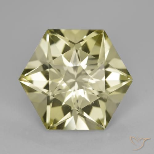 9.38ct Натуральный Палевый Кварц, причудливая, VVS-VS