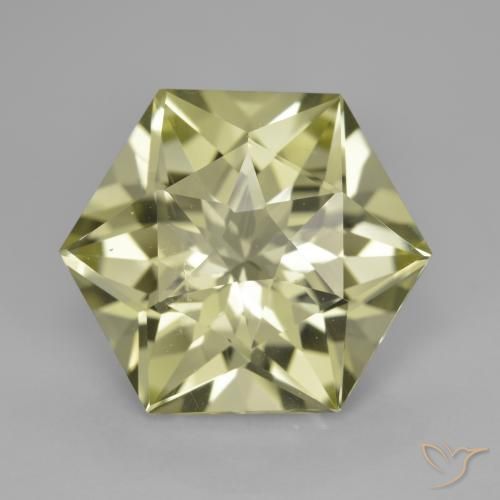 9.20ct Натуральный Палевый Кварц, причудливая, VVS-VS