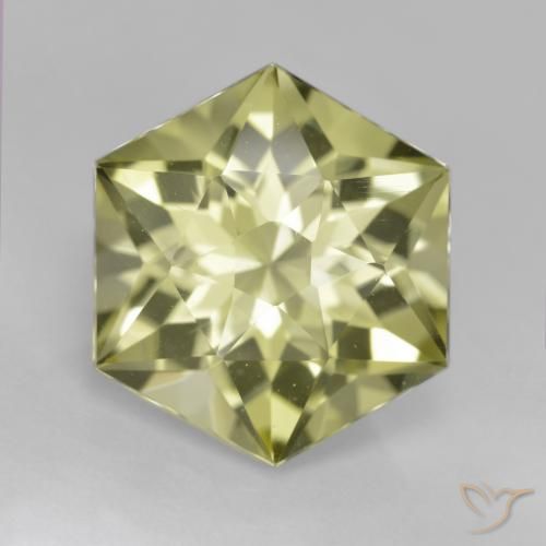 7.69ct Натуральный Средний желтый Кварц, причудливая, Чистота VVS