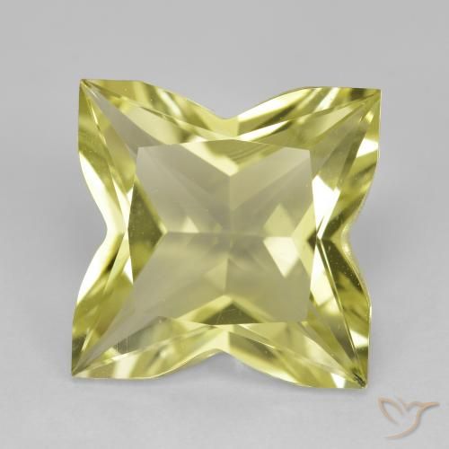 6.88ct Натуральный Средний желтый Кварц, причудливая, Чистота VVS