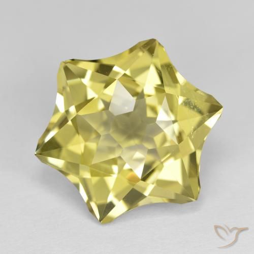 10.03ct Натуральный Светло-желтый Кварц, причудливая, VVS-VS