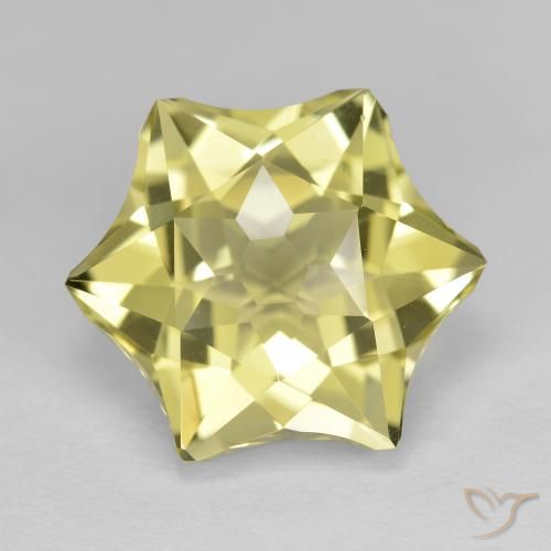 9.81ct Натуральный Средний желтый Кварц, причудливая, Чистота VVS