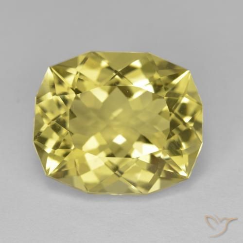 8.69ct Натуральный Светло-золотисто-желтый Кварц, причудливая, VVS-VS