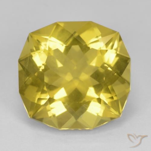 17.40ct Натуральный Светло-медово-желтый Кварц, причудливая, Чистота VS