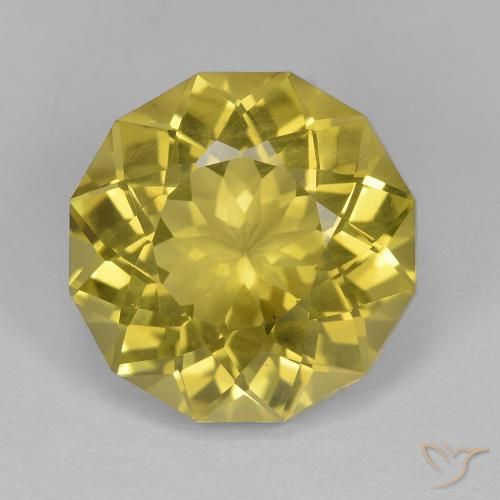9.52ct Натуральный Коричневато-желтый Кварц, причудливая, Чистота VS