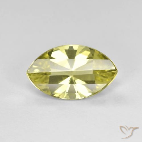 2.62ct Натуральный Средний желтый Кварц, Маркиза, Чистота VVS