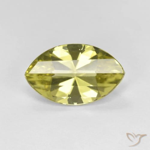 2.74ct Натуральный Светло-желтый Кварц, Маркиза, Чистота VVS, Photo A