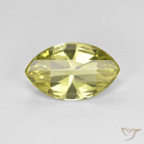 2.47ct Натуральный Ананас желтый Кварц, Маркиза, Чистота VVS
