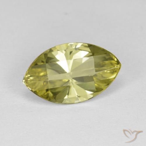 2.62ct Натуральный Средний желтый Кварц, Маркиза, Чистота VVS