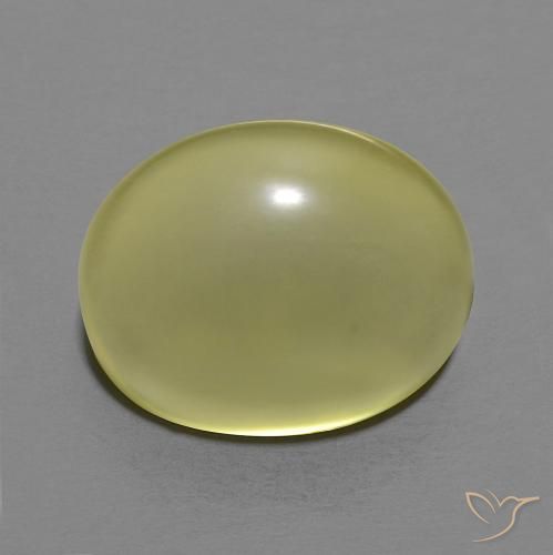 10.09ct Натуральный Зеленовато-желтый Кварц, Овал, Прозрачный