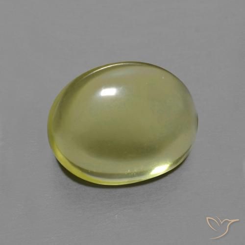 3.82ct Натуральный Лимонно-желтый Кварц, Овал, Прозрачный