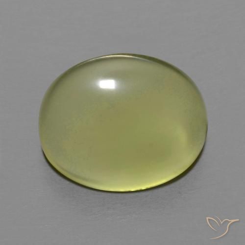 6.23ct Натуральный Зеленовато-желтый Кварц, Овал, Прозрачный