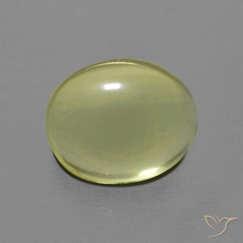 3.59ct Натуральный Кукурузно-желтый Кварц, Овал, Прозрачный