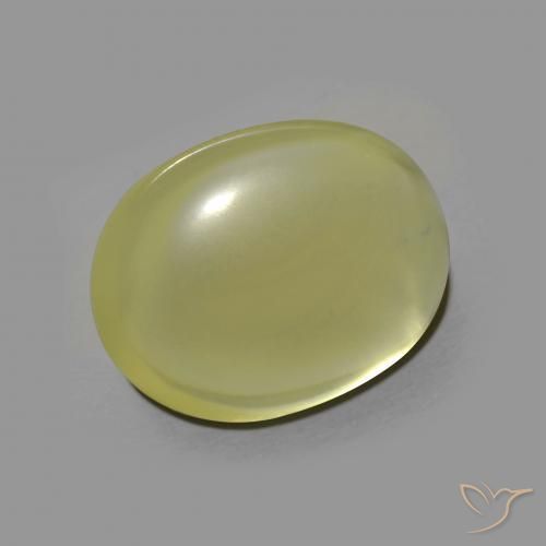 8.08ct Натуральный Зеленовато-желтый Кварц, Овал, Прозрачный