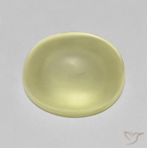 8.68ct Натуральный Светло-желтый Кварц, Овал, Прозрачный
