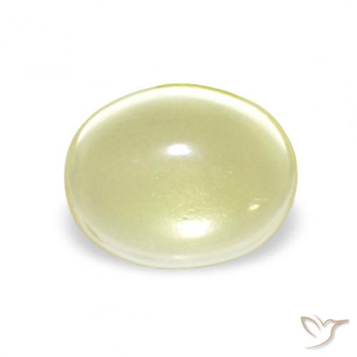 3.54ct Светло-желтый Кварц, Овал, Прозрачный