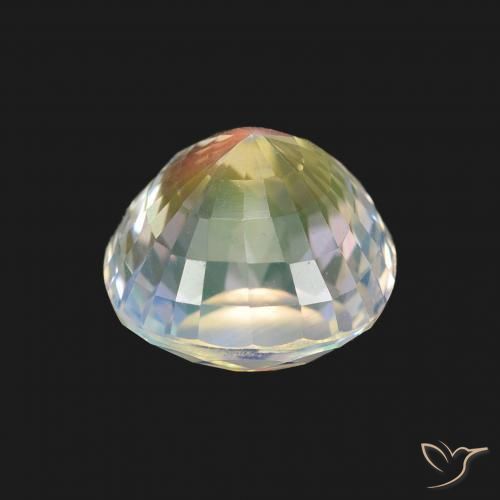 2.00 карата, натуральный Многоцветный белый Радужный лунный камень, Подушка, VVS-VS