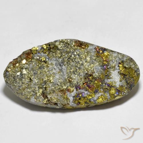 56.79ct Натуральный Многоцветный Радужный пирит, причудливая, Непрозрачный