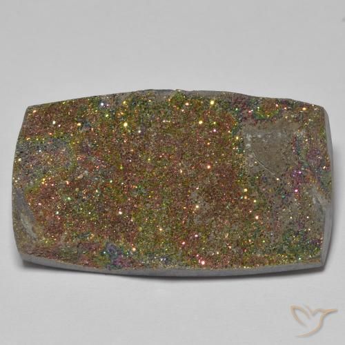 27.21ct Натуральный Многоцветный Радужный пирит, Огранка Багет, Непрозрачный