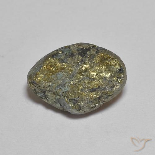 7.71ct Натуральный Многоцветный Радужный пирит, причудливая, Непрозрачный