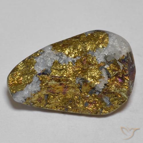 11.14ct Натуральный Многоцветный Радужный пирит, причудливая, Непрозрачный