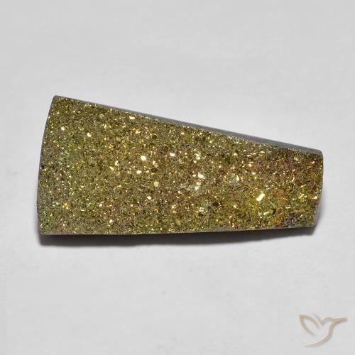 7.04ct Натуральный Многоцветный Радужный пирит, причудливая, Непрозрачный