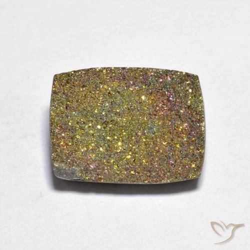 7.95ct Натуральный Многоцветный Радужный пирит, Огранка Багет, Непрозрачный