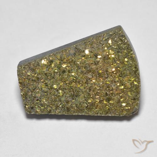 10.63ct Натуральный Многоцветный Радужный пирит, причудливая, Непрозрачный
