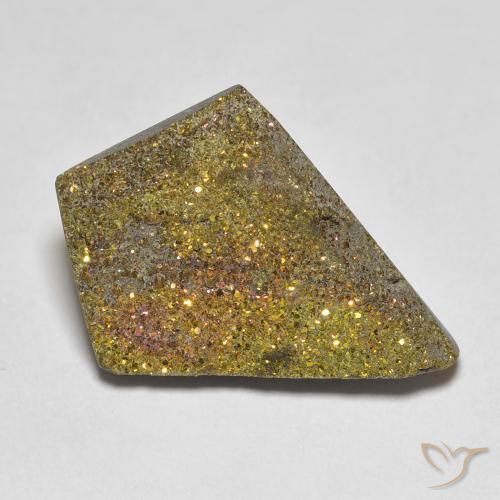 7.50ct Натуральный Многоцветный Радужный пирит, причудливая, Непрозрачный