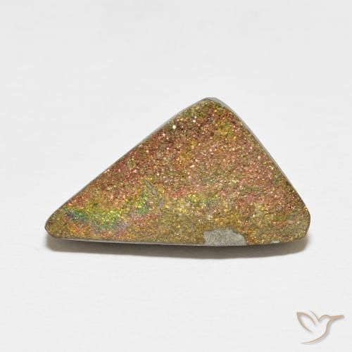10.28ct Натуральный Многоцветный Радужный пирит, причудливая, Непрозрачный