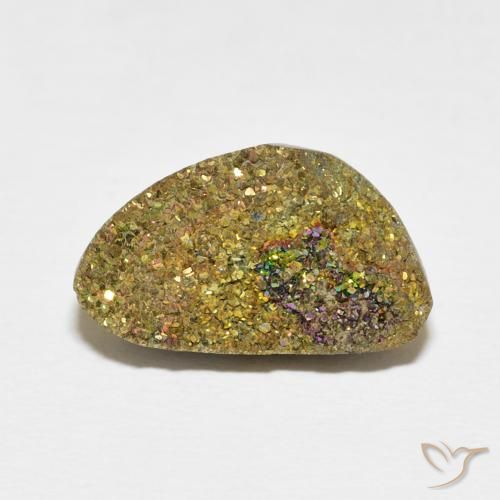 8.38ct Натуральный Многоцветный Радужный пирит, причудливая, Непрозрачный