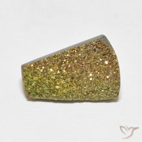 5.33ct Натуральный Многоцветный Радужный пирит, причудливая, Непрозрачный