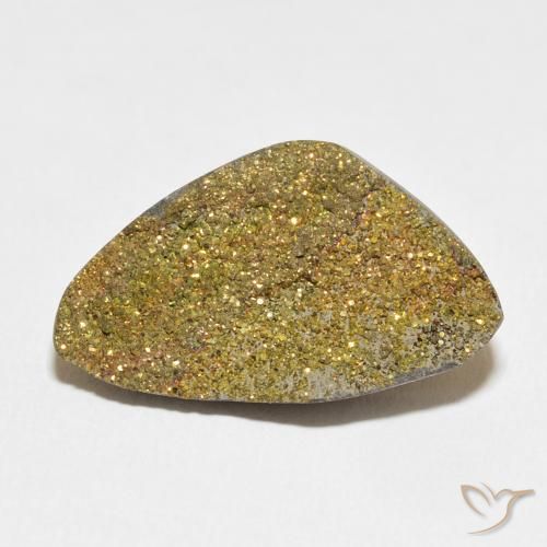 13.08ct Натуральный Многоцветный Радужный пирит, причудливая, Непрозрачный