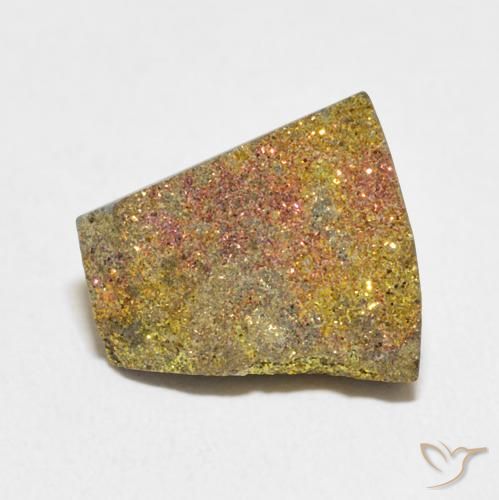 5.02ct Натуральный Многоцветный Радужный пирит, причудливая, Непрозрачный