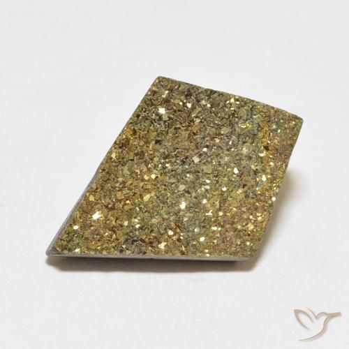6.51ct Натуральный Многоцветный Радужный пирит, причудливая, Непрозрачный