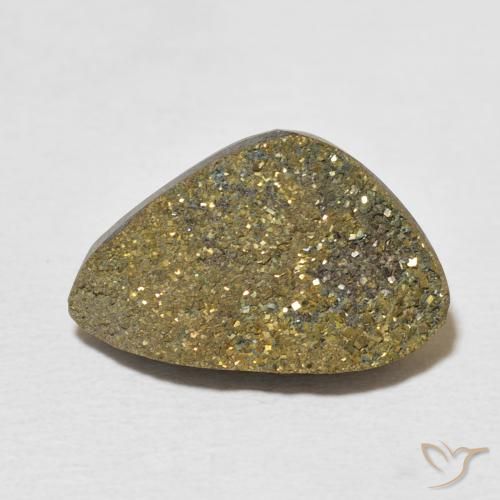 7.58ct Натуральный Многоцветный Радужный пирит, причудливая, Непрозрачный