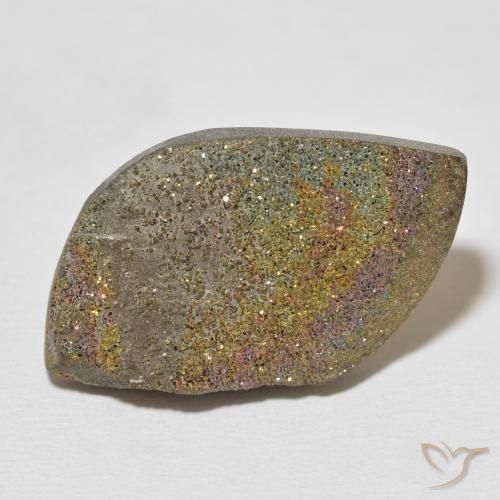 23.02ct Натуральный Многоцветный Радужный пирит, причудливая, Непрозрачный