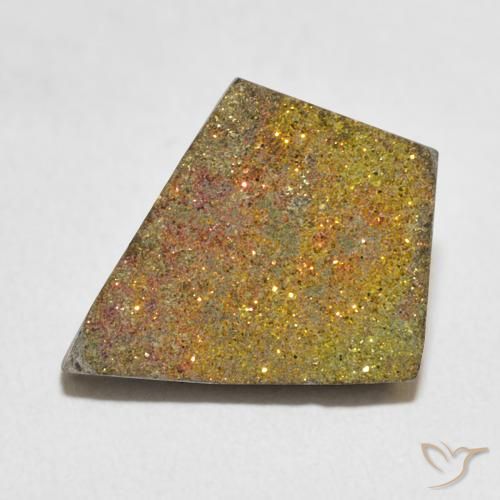 5.04ct Натуральный Многоцветный Радужный пирит, причудливая, Непрозрачный
