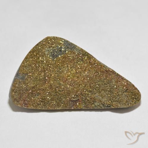 30.17ct Натуральный Многоцветный Радужный пирит, причудливая, Непрозрачный