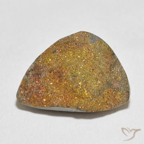 9.78ct Натуральный Многоцветный Радужный пирит, причудливая, Непрозрачный