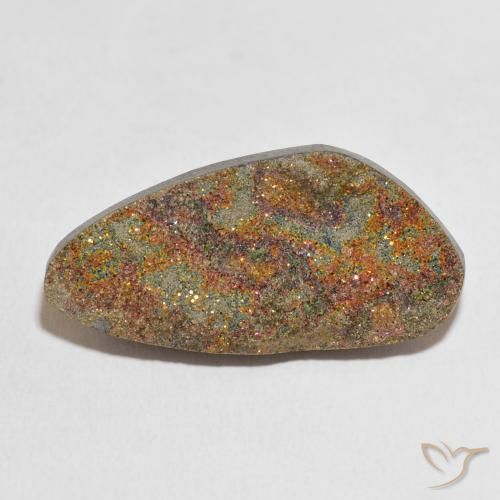 21.38ct Натуральный Многоцветный Радужный пирит, причудливая, Непрозрачный