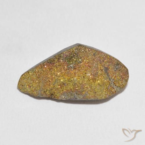 7.49ct Натуральный Многоцветный Радужный пирит, причудливая, Непрозрачный