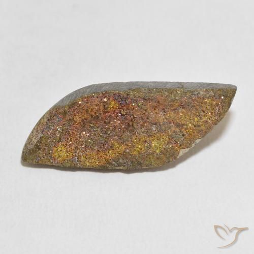 13.53ct Натуральный Многоцветный Радужный пирит, причудливая, Непрозрачный