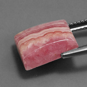 8.90 карата, натуральный Многоцветный родохрозит, Огранка Багет, Непрозрачный