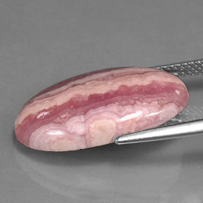 10.26 карата, натуральный Многоцветный родохрозит, Огранка Овал, Непрозрачный