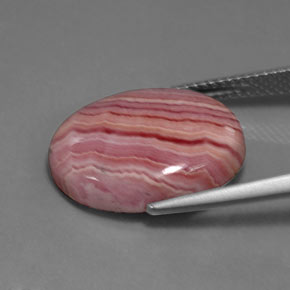 11.10 карата, натуральный Многоцветный родохрозит, Огранка Овал, Непрозрачный
