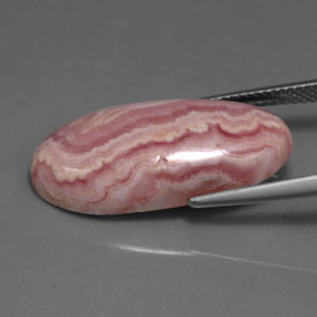 15.40 карата, натуральный Оттенки розового родохрозит, Огранка Овал, Непрозрачный