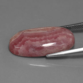 13.76 карата, натуральный Оттенки розового родохрозит, Огранка Овал, Непрозрачный